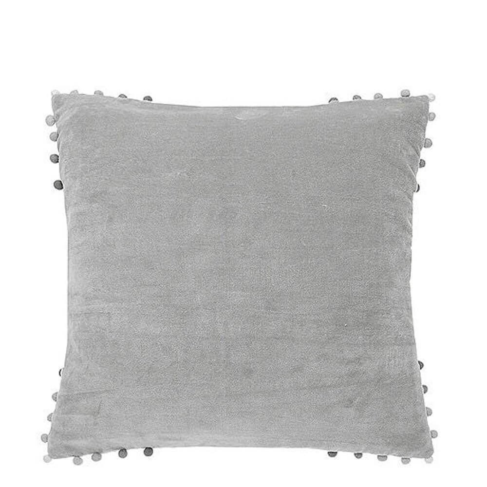 Walton & Co Velvet Grey Cushion